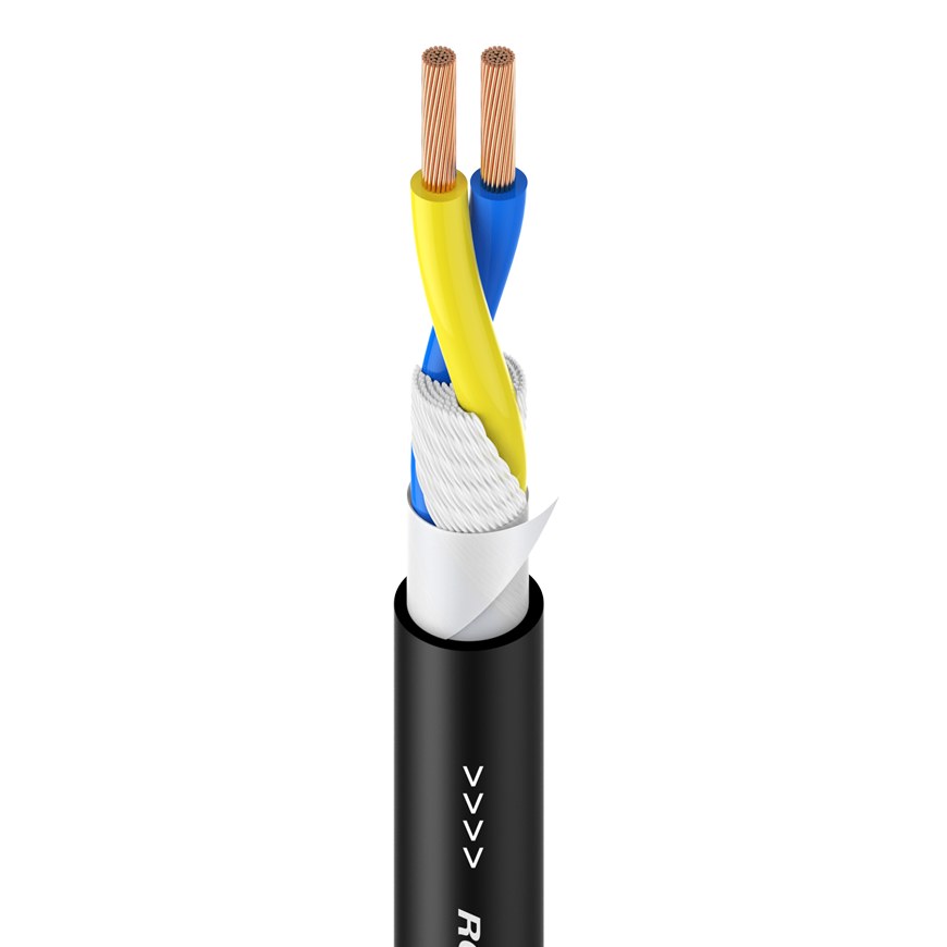 Kabel głośnikowy 2 x 1,5mm² 100m Roxtone SC020B-100-BK — cena za 1 m
