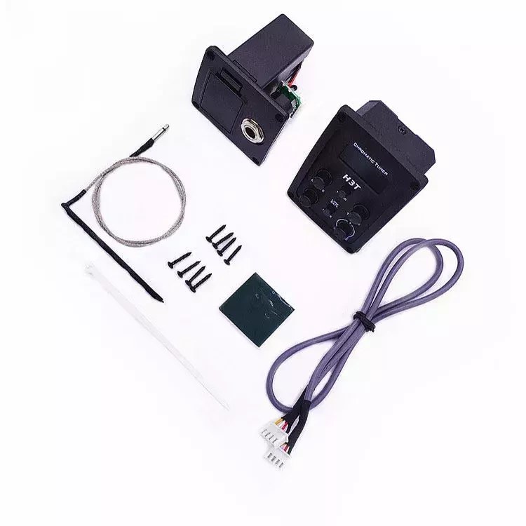 Pickup aktywny do gitary z tunerem chromatycznym zestaw Kera Audio H3T