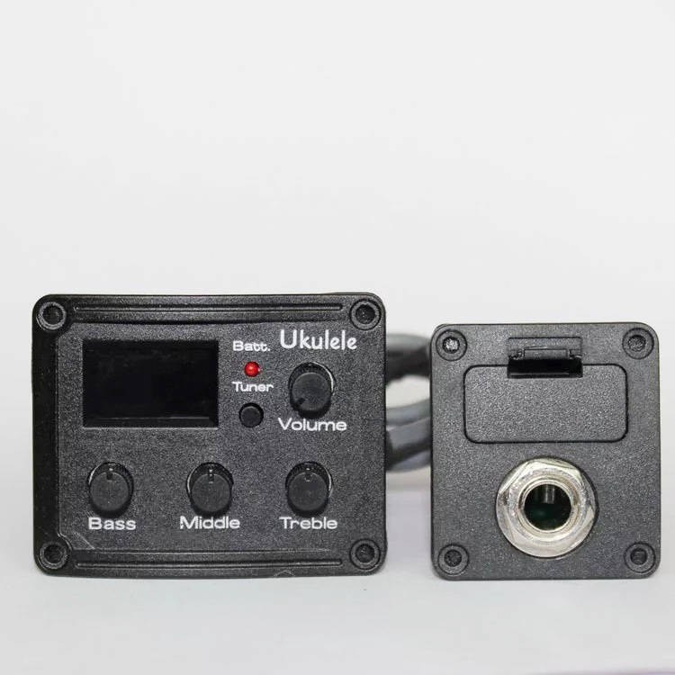 Pickup aktywny do ukulele z tunerem chromatycznym zestaw Kera Audio EQT-ukulele
