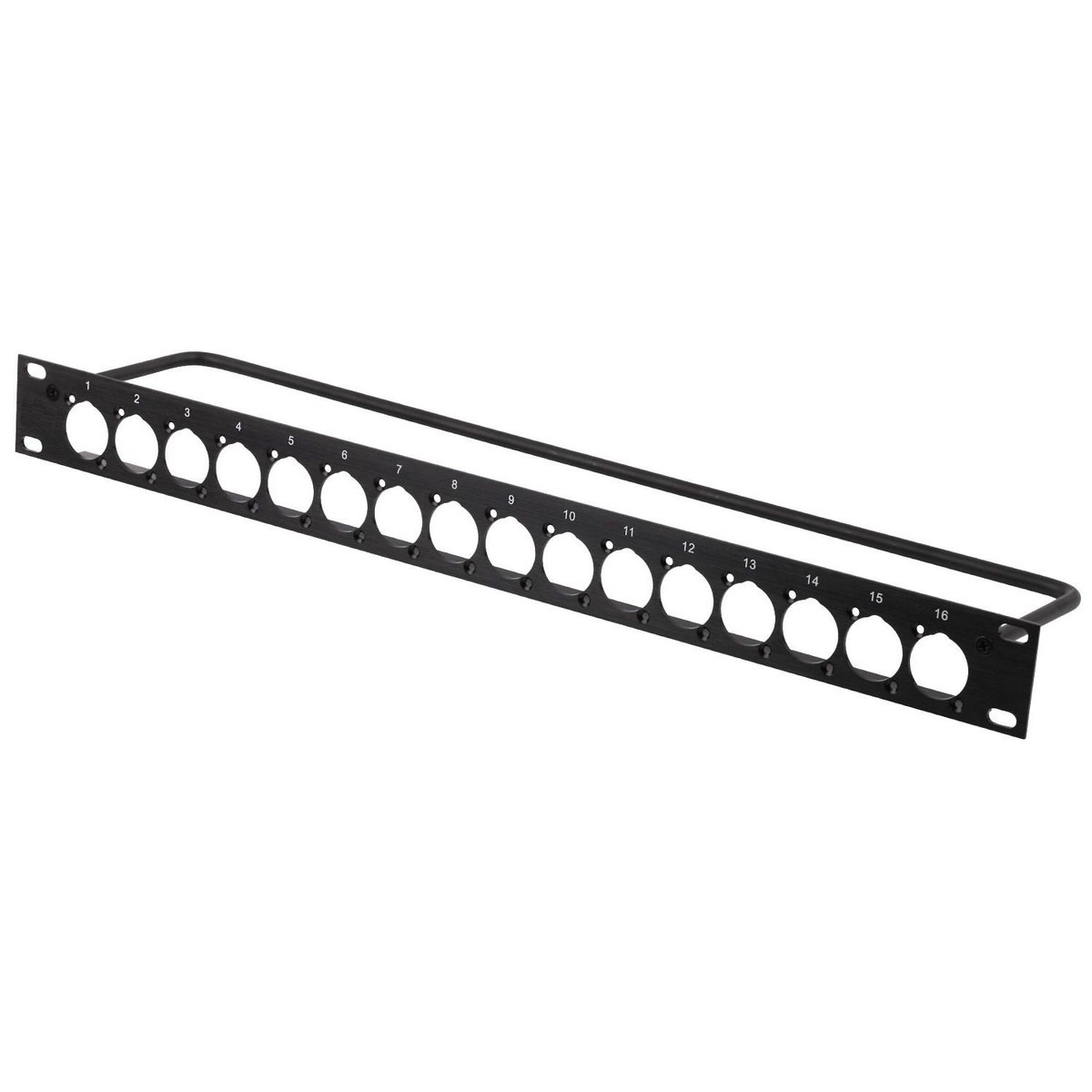 Patch panel RACK 19" 1U na 16 gniazd typu D Kera Audio 1U-16D