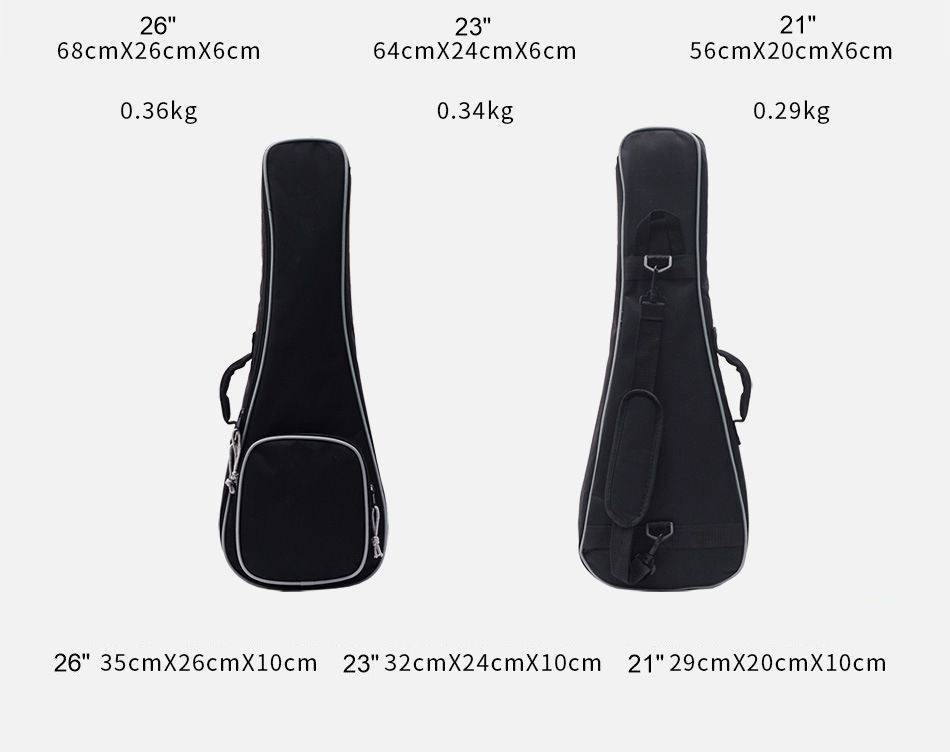Pokrowiec do Ukulele 21" Hard Bag UB-16