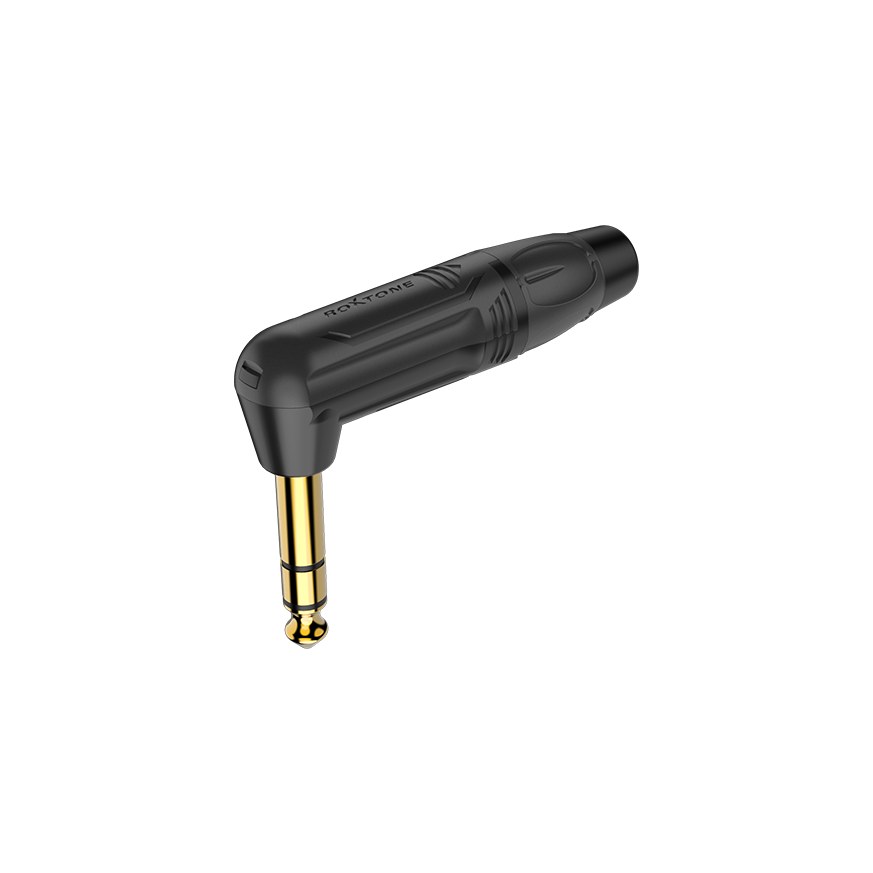 Wtyk typu Jack 6.3mm stereo Roxtone RJ3RP-BG