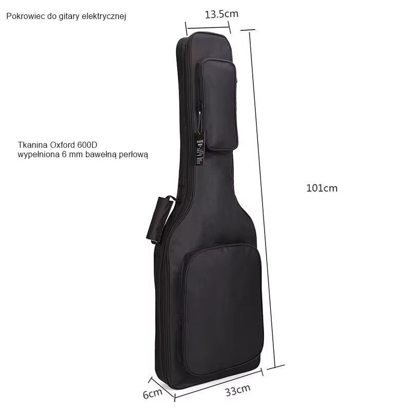 Pokrowiec na gitarę Elektryczną Hard Bag B-201902-Ele