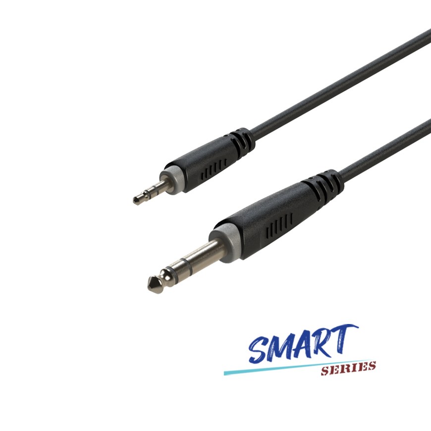 Kabel audio Jack 3.5mm stereo / Jack 6.3mm stereo 1,5m Roxtone SACC280L1.5