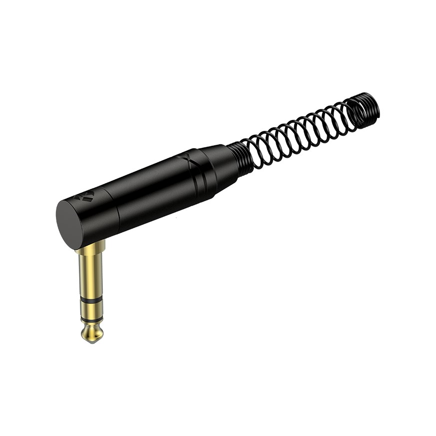 Wtyk typu Jack 6.3mm stereo Roxtone RJ3RPP-BG