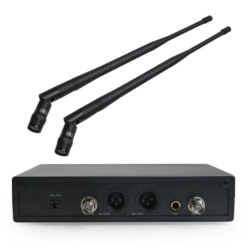 DNA VM - DUAL VOCAL HEAD SET mikrofon bezprzewodowy doręczny nadajnik nagłowny bodypack podwójny zestaw UHF 518-542 MHz
