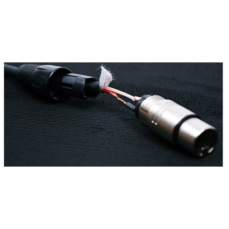 CABLE4ME przewód kabel DMX 3Pin 2m do świateł