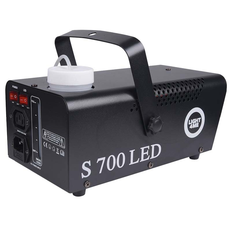 LIGHT4ME S 700W LED wytwornica dymu mgły pilot przewodowy efekt świetlny