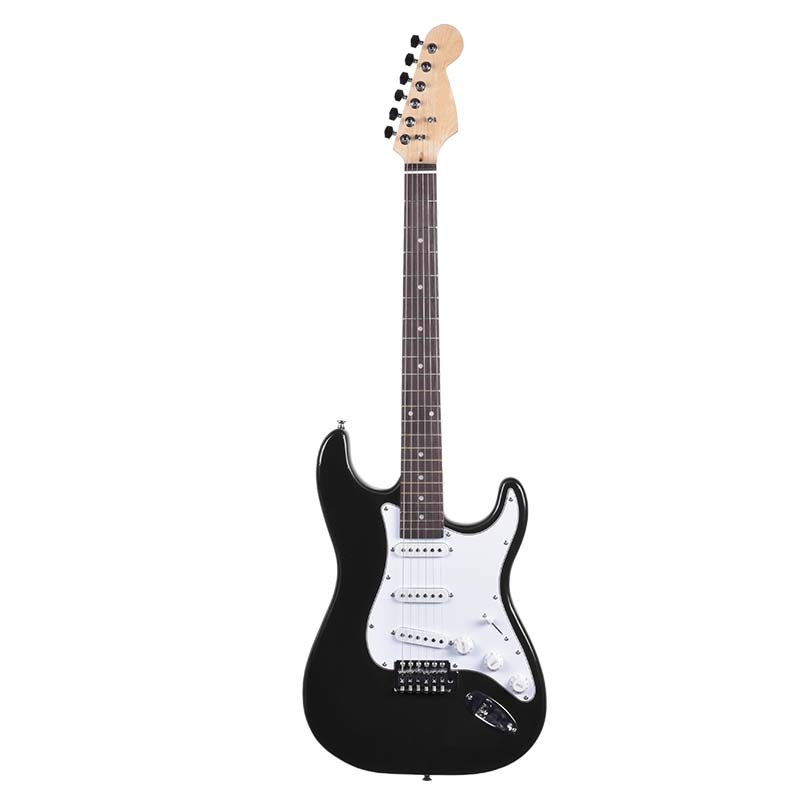 NN EG SET BK zestaw gitarowy gitara elektryczna stratocaster
