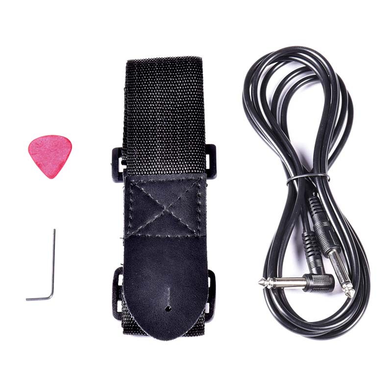 NN EG SET BK zestaw gitarowy gitara elektryczna stratocaster