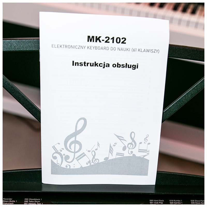 MK 2102 KEYBOARD klawisze organy dla dzieci do nauki gry USB MP3