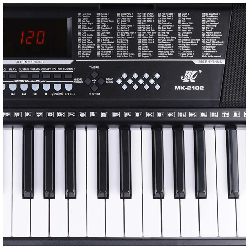 MK 2102 KEYBOARD klawisze organy dla dzieci do nauki gry USB MP3