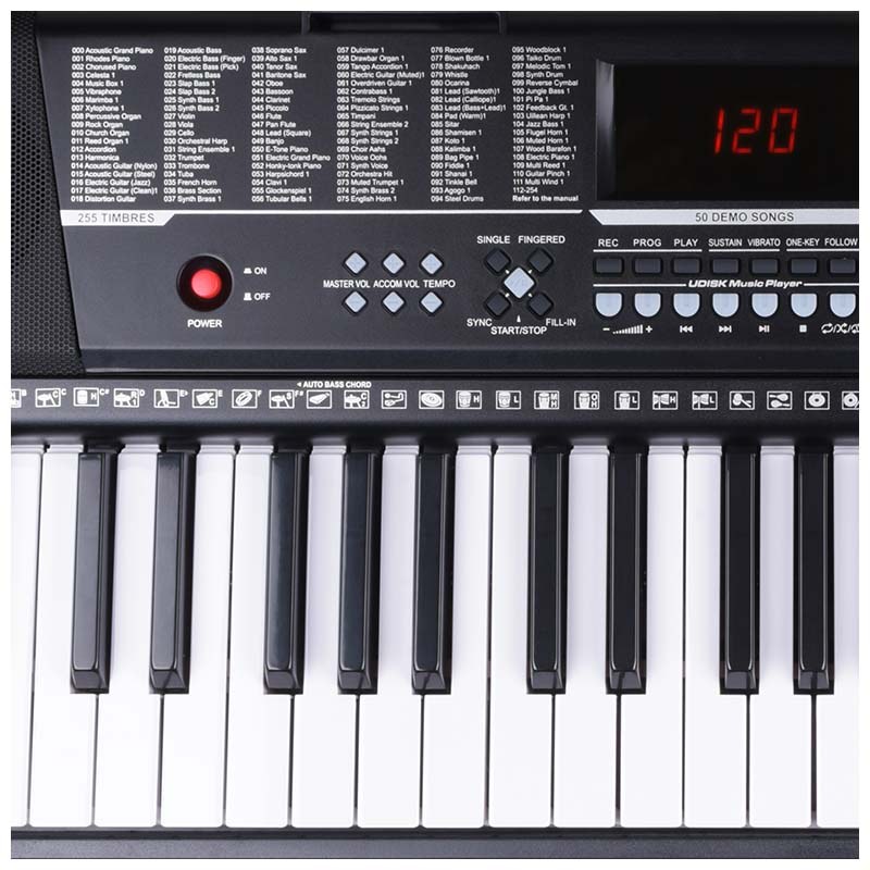 MK 2102 KEYBOARD klawisze organy dla dzieci do nauki gry USB MP3