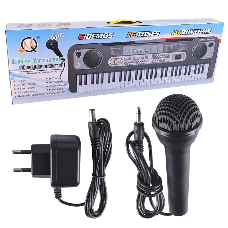 MQ 6119 KEYBOARD klawisze organy z mikrofonem dla dzieci