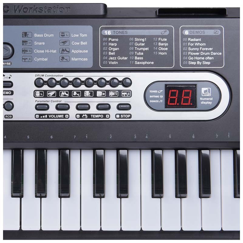 MQ 6119 KEYBOARD klawisze organy z mikrofonem dla dzieci