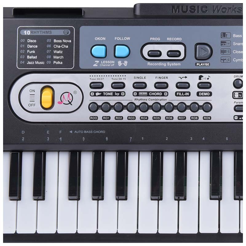 MQ 6119 KEYBOARD klawisze organy z mikrofonem dla dzieci