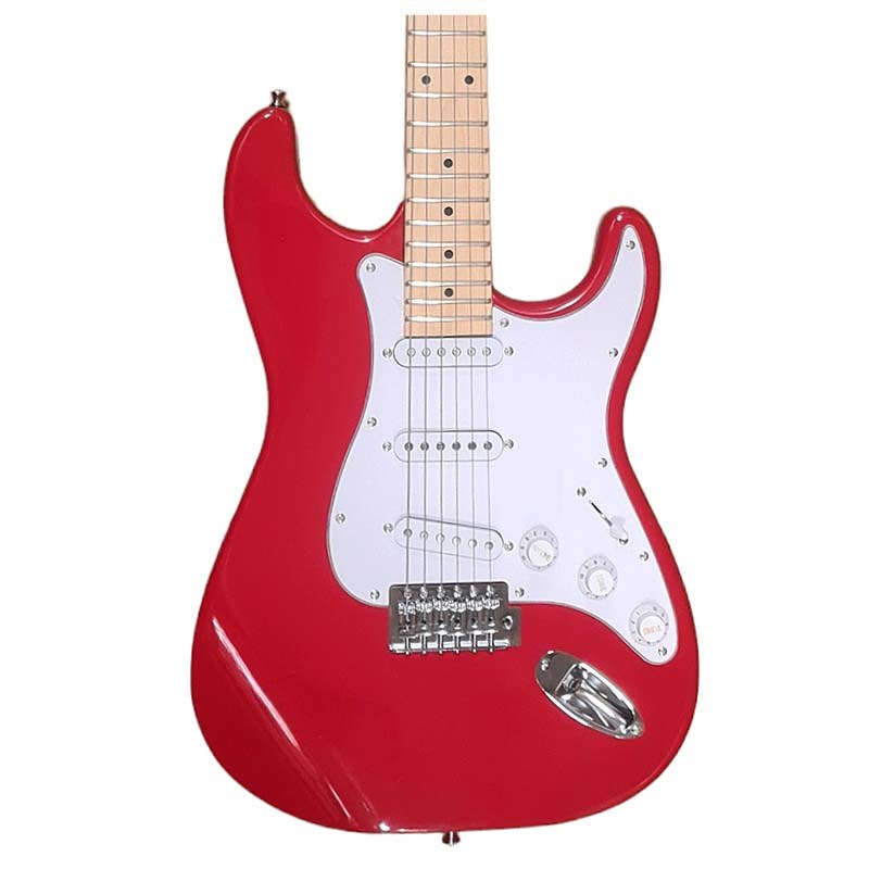 NN EG SET RED zestaw gitarowy gitara elektryczna stratocaster