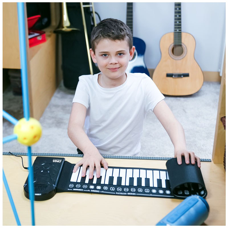 DNA ROLL 49 keyboard zwijany gumowy przenośny klawisze organy