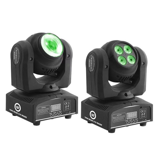 LIGHT4ME TWIN BEAM 210 WASH mini głowica ruchoma LED dwustronna