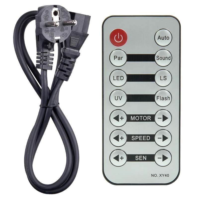 LIGHT4ME TURBO FLOWER efekt disco LED PAR UV kula laser stroboskop