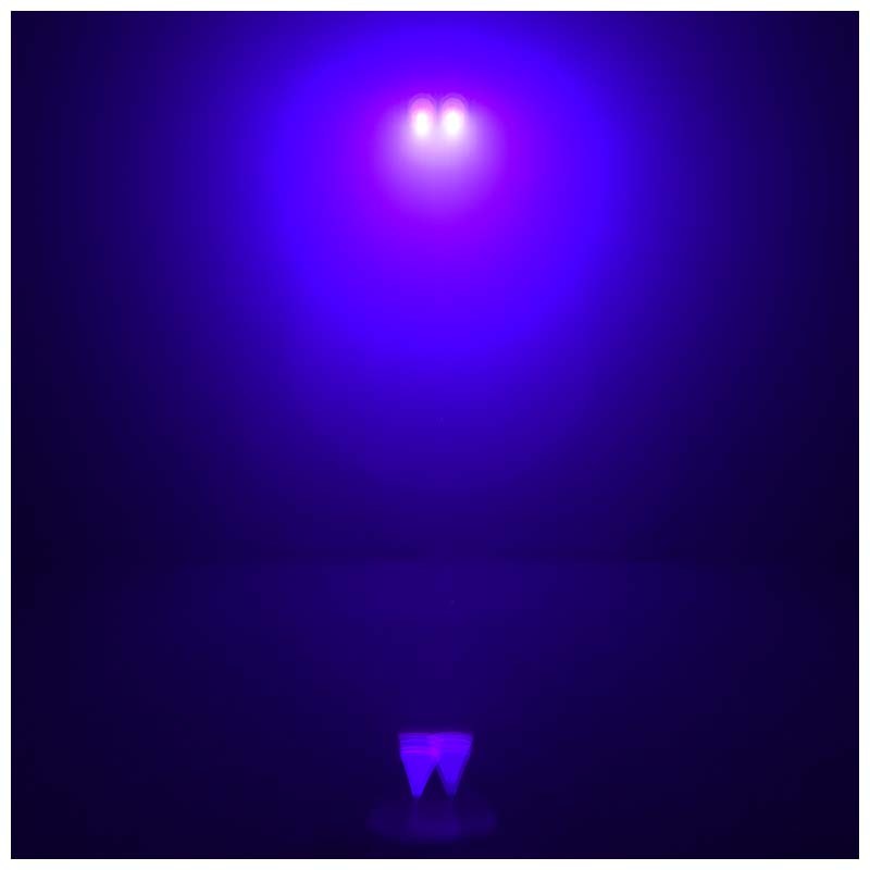 LIGHT4ME TURBO FLOWER efekt disco LED PAR UV kula laser stroboskop