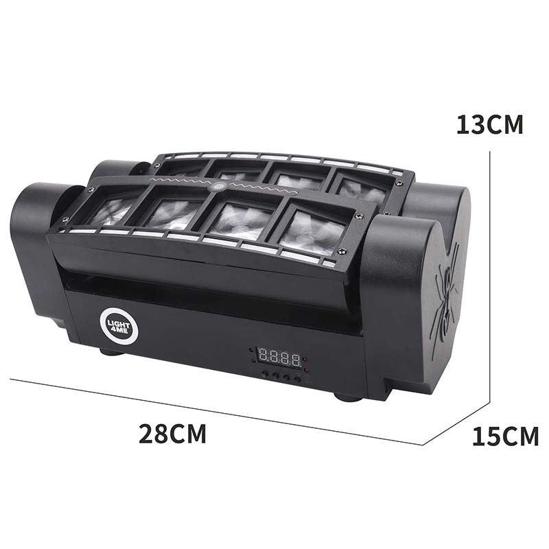 LIGHT4ME SPIDER STROBO LASER efekt LED multiefekt