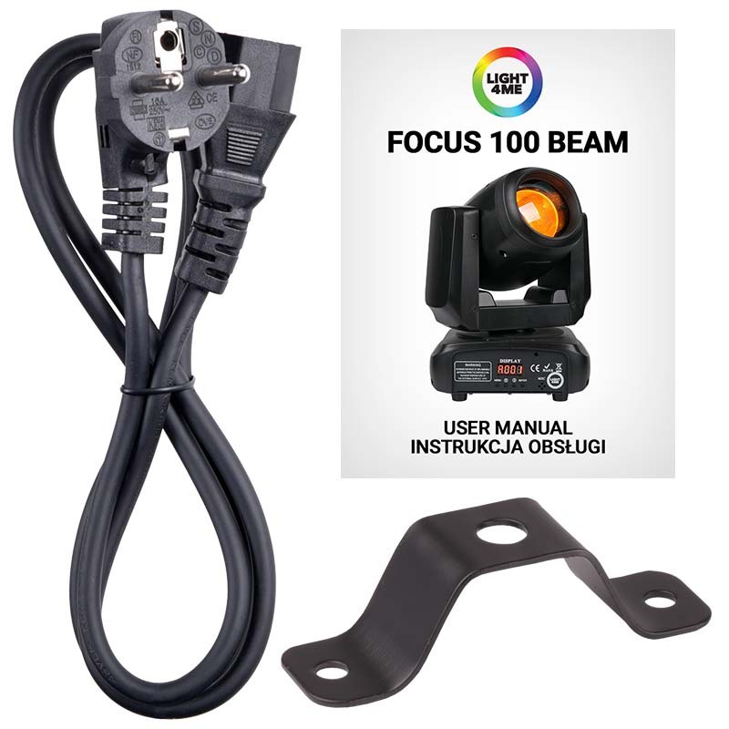 LIGHT4ME FOCUS 100 BEAM głowica ruchoma LED