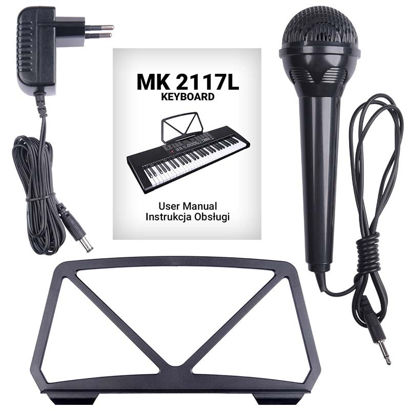 MK 2117L KEYBOARD klawisze organy dla dzieci LED