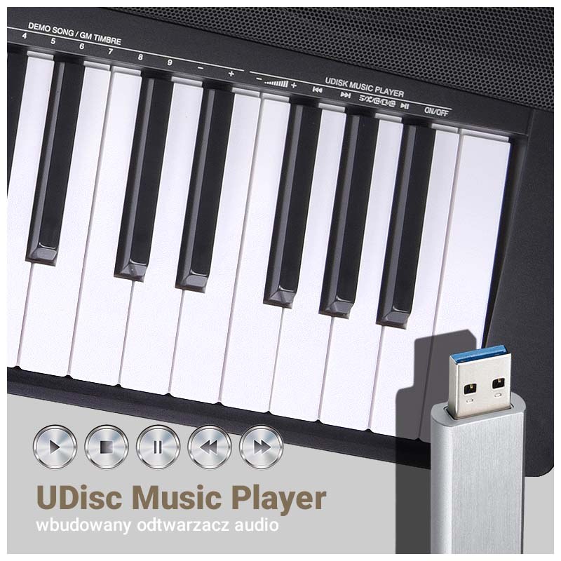 MK WP 881 pianino cyfrowe ze statywem drewnianym