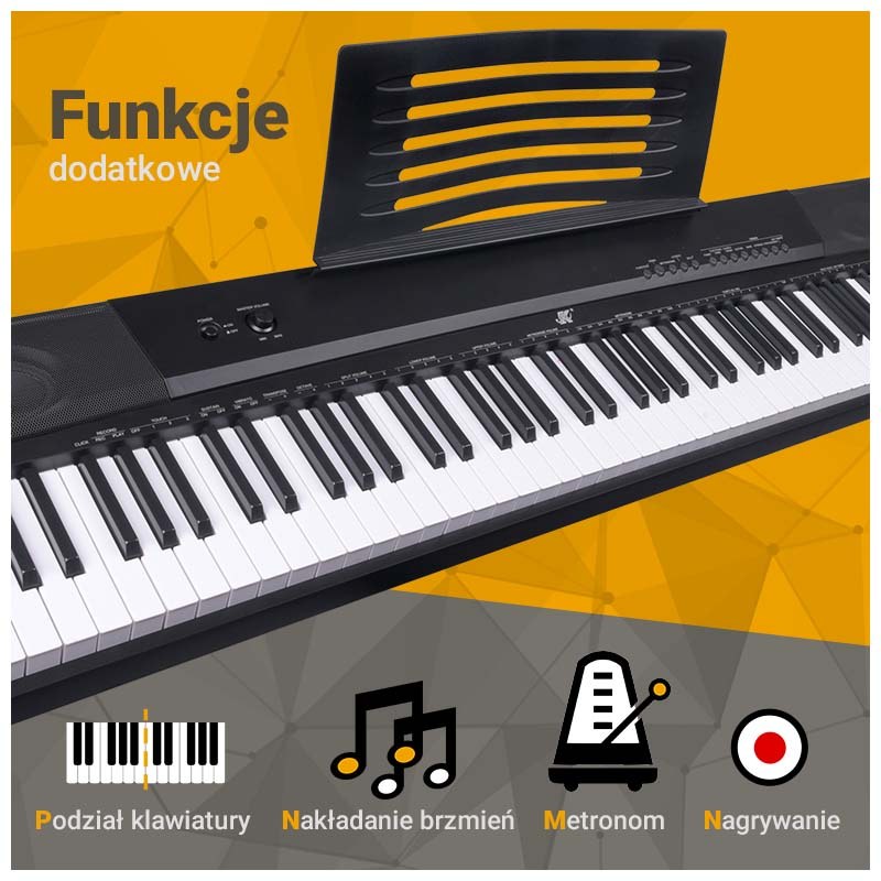 MK WP 881 pianino cyfrowe ze statywem drewnianym