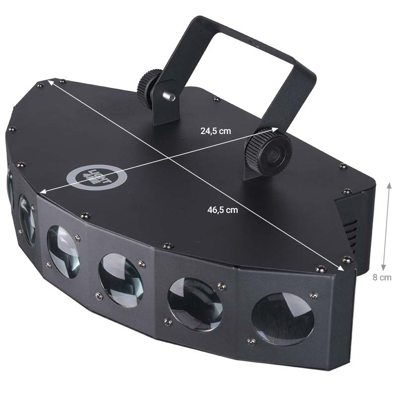 LIGHT4ME OCTOBEAM V2 efekt disco LED reflektor dyskotekowy