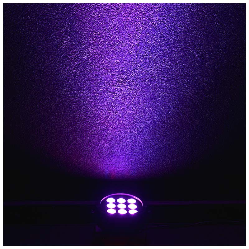 LIGHT4ME PAR RGBW 9x10 reflektor sceniczny LED oprawa oświetleniowa