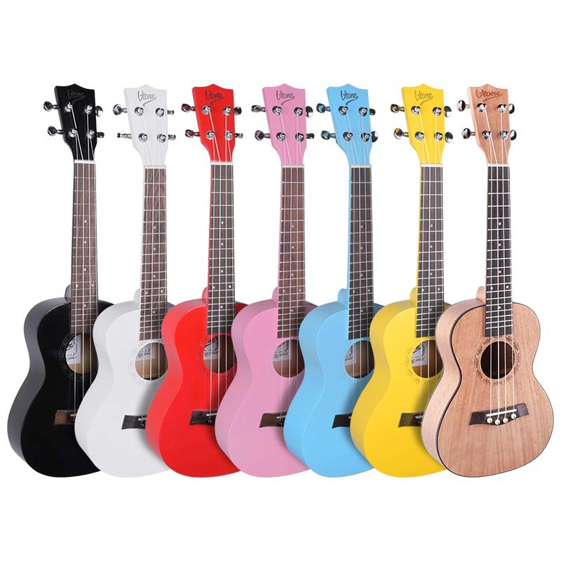 V-TONE UK23 BK ukulele koncertowe akustyczne 23" czarne + pokrowiec