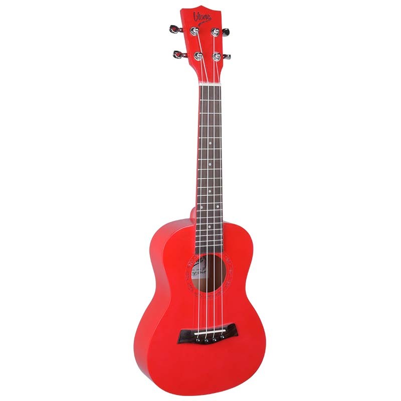 V-TONE UK23 RD ukulele koncertowe akustyczne 23" czerwone + pokrowiec