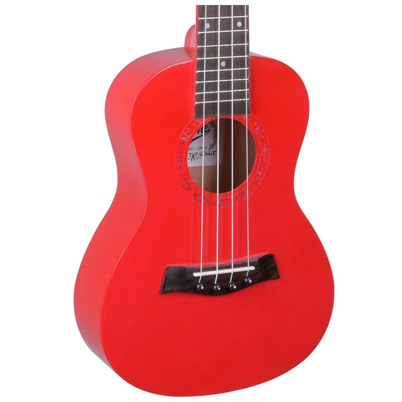 V-TONE UK23 RD ukulele koncertowe akustyczne 23" czerwone + pokrowiec