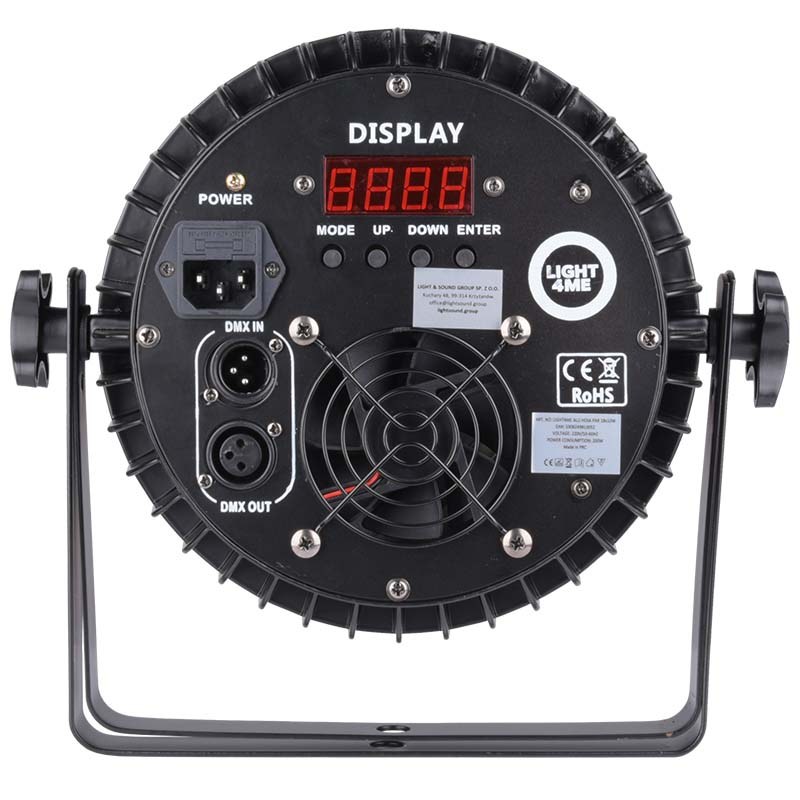 LIGHT4ME ALU QUAD PAR 18x6W RGBW reflektor sceniczny LED