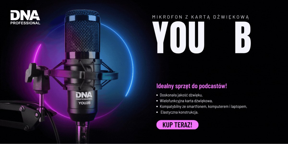 DNA YOU2B zestaw mikrofon interfejs audio statyw okablowanie