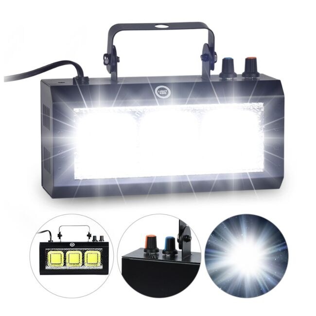 LIGHT4ME STROBE 40W stroboskop imprezowy dyskotekowy białe światło efekt świetlny LED