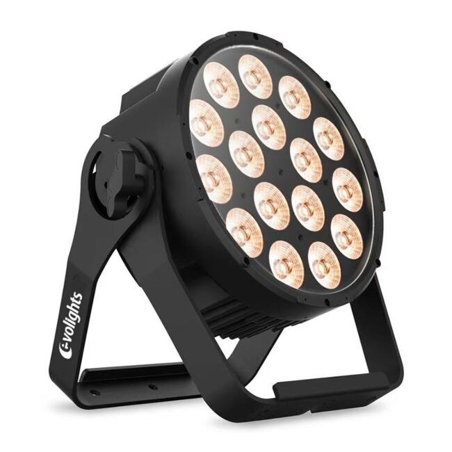 EVOLIGHTS GLACIER 18 reflektor par zewnętrzne oświetlenie sceniczne dekoracja światłem 18x12W RGBWA-UV IP65