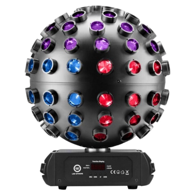 LIGHT4ME LED SPHERE 5x18W RGBWA-UV efekt świetlny LED dynamiczne oświetlenie na imprezę