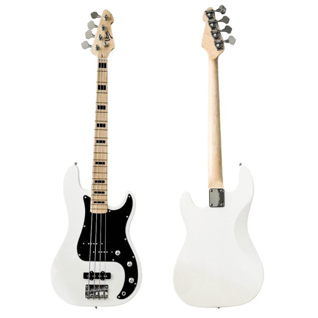 V-TONE PJB46 WH gitara basowa 4/4 biała Precision Jazz Bass 46" klucze imbusowe