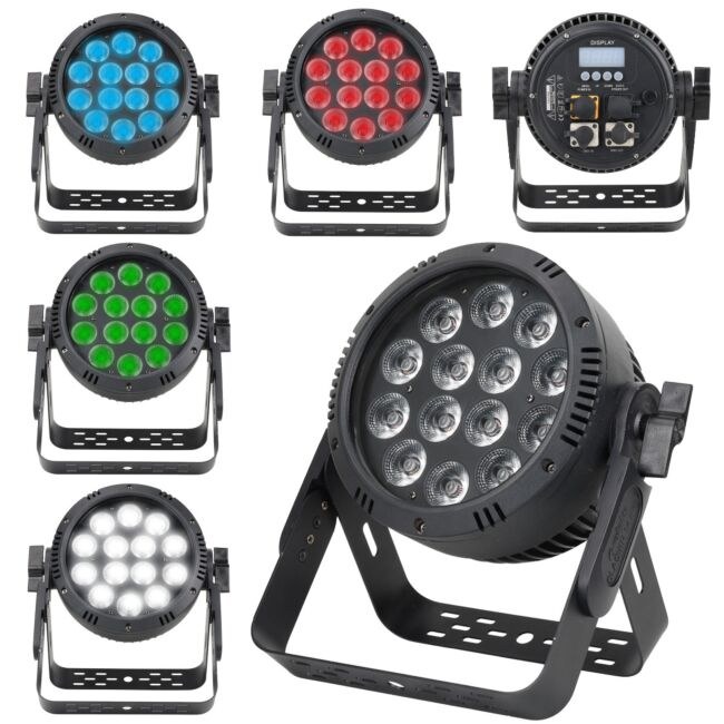 EVOLIGHTS GLACIER 14 IP65 reflektor par sceniczne oświetlenie zewnętrzne 14x15W RGBW LED
