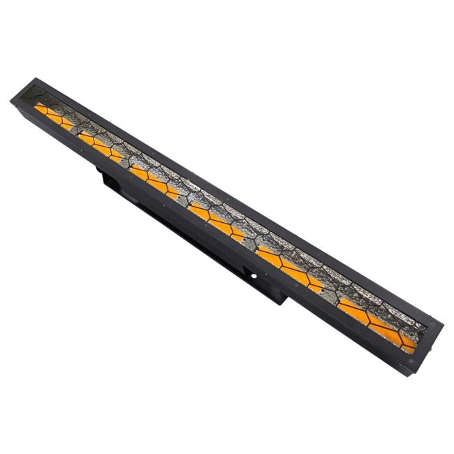 EVOLIGHTS LUMEN PIX HALO BAR listwa oświetleniowa retro LED ciepła biel efekt tła oświetlenie sceniczne vintage dekoracja światłem 6x50 WW + 440x0,2W RGB