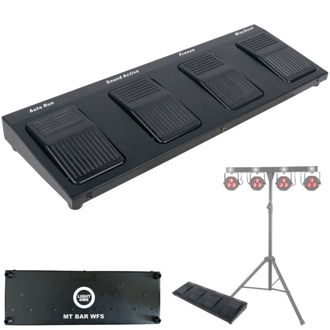 LIGHT4ME MT BAR WFS bezprzewodowy sterownik nożny do zestawu oświetleniowego MT BAR 1-3 433 MHz