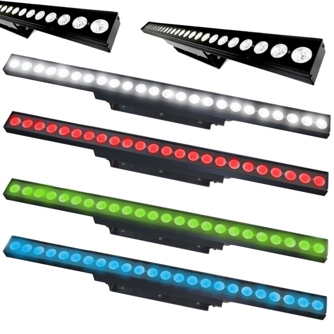 EVOLIGHTS PIXEL BAR 18x10W RGBW listwa oświetleniowa LED oświetlenie sceniczne dekoracja światłem