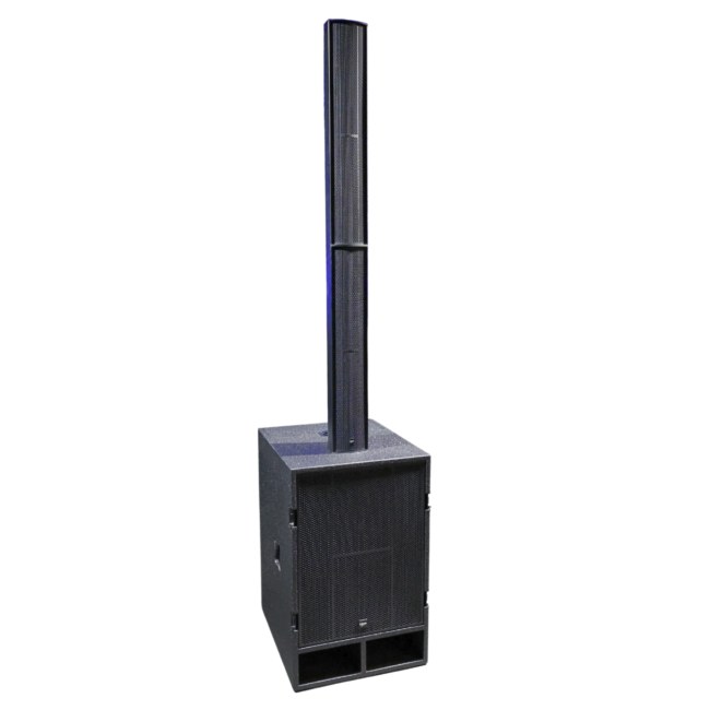 V-TONE BOOSTER 18 profesjonalny aktywny słupkowy system nagłośnienia 1400W RMS wzmacniacz 800W DSP