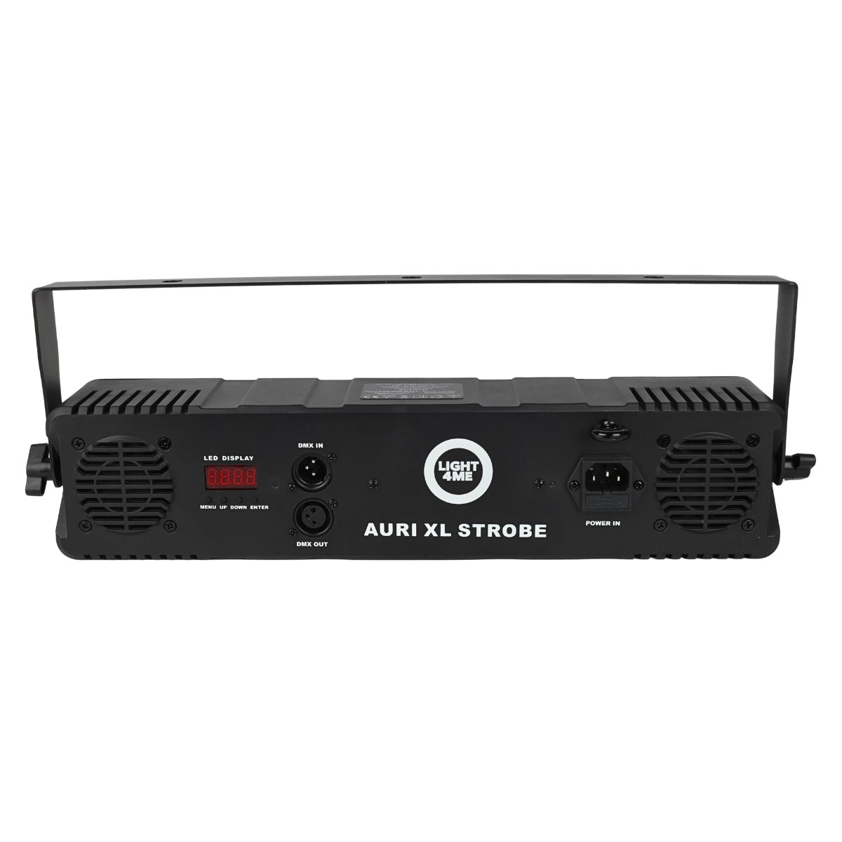 LIGHT4ME AURI XL STROBE stroboskop sceniczny LED efekt świetlny 48x1W CW/A SMD3030+288x0,2W RGB SMD5050 pilot bezprzewodowy uchwyt montażowy