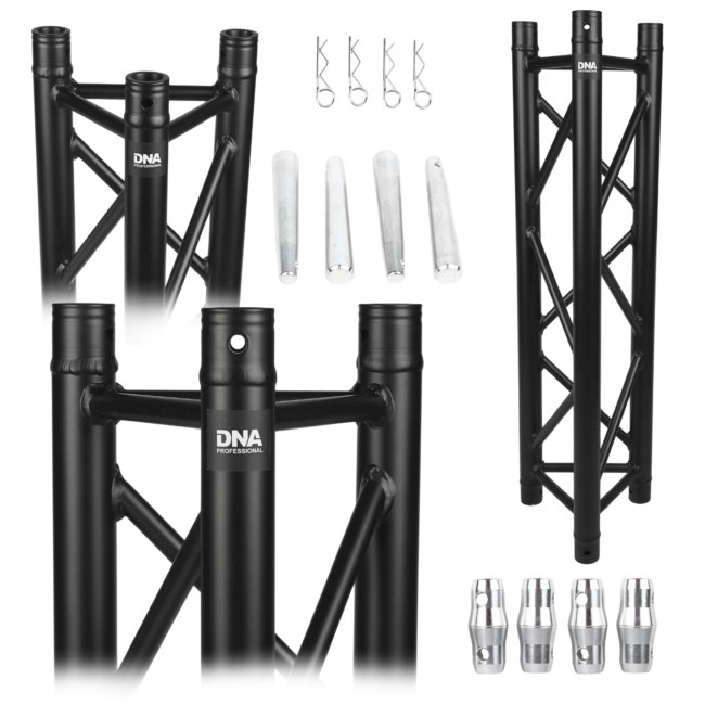 DNA TB3 100 kratownica sceniczna trawers na oświetlenie aluminiowa trójkątna czarna 50x2 mm 1 m