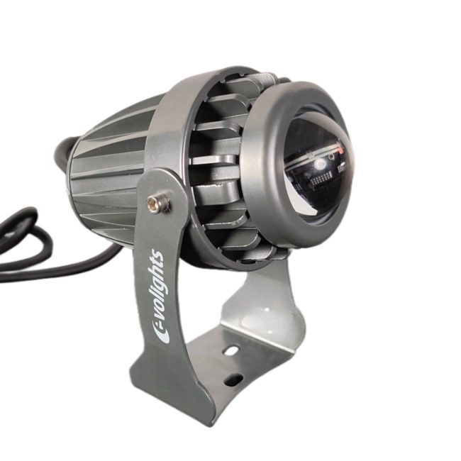 EVOLIGHTS IPin 10 reflektor sceniczny pinspot IP65 10W WW LED ciepła biel uchwyt montażowy