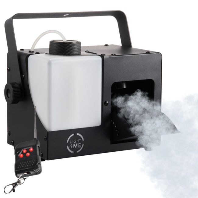LIGHT4ME FAZE 500W generator wytwornica dymu mgły DMX pilot bezprzewodowy uchwyt montażowy
